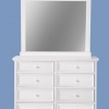 Orpheus 8 Drawer Dresser Cabinet With Mirror Frame